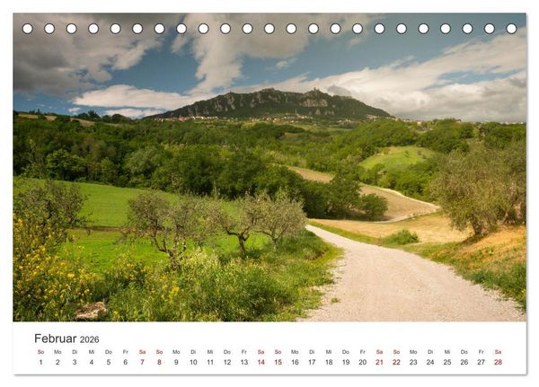 Produktbild: San Marino Die &auml;lteste Republik der Welt (Tischkalender 2026 DIN A5 quer), CALVENDO Monatskalender