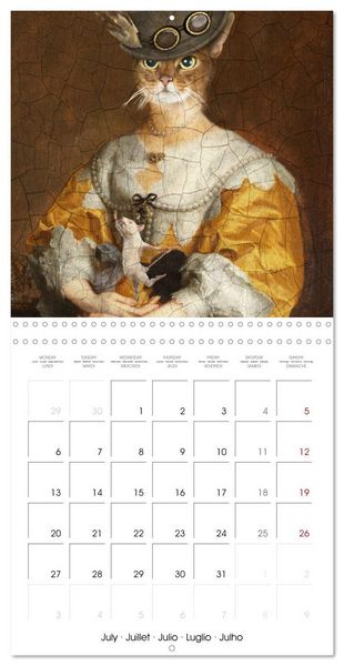Produktbild: Aristocrat Animals (Wall Calendar 2026 12 &times; 12 Inch) CALVENDO 12 Month Wall Calendar