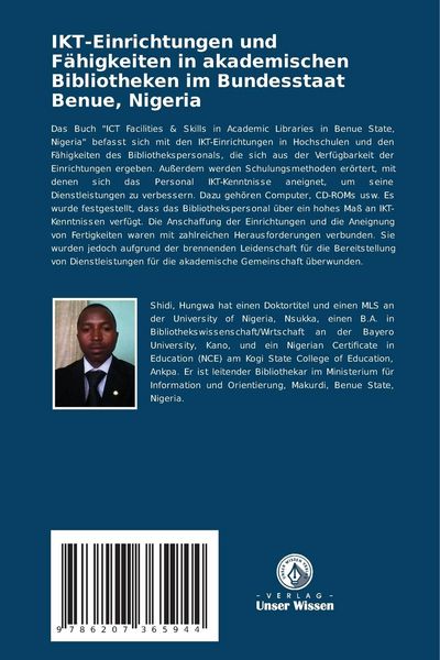 Produktbild: IKT-Einrichtungen und F&auml;higkeiten in akademischen Bibliotheken im Bundesstaat Benue, Nigeria