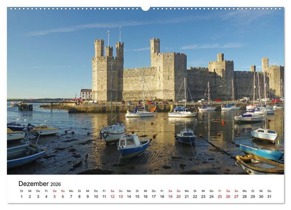 Produktbild: Cornwall und Wales (Wandkalender 2026 DIN A2 quer), CALVENDO Monatskalender