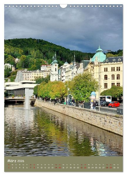 Produktbild: Karlsbad - pr&auml;chtig und elegant (Wandkalender 2026 DIN A3 hoch), CALVENDO Monatskalender