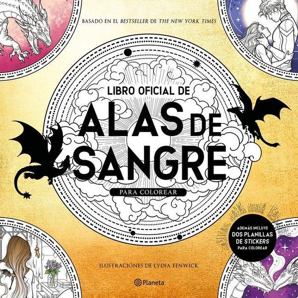 Produktbild: Alas de Sangre. Libro Oficial Para Colorear / Fourth Wing: The Official Coloring and Sticker Book