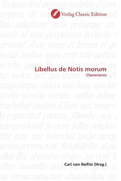 Produktbild: Libellus de Notis morum
