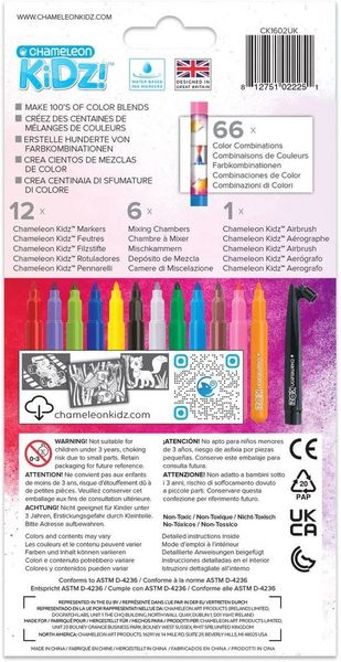 Produktbild: Marker Blendy Pens Blend & Spray Creativity Kids 12 St&uuml;ck