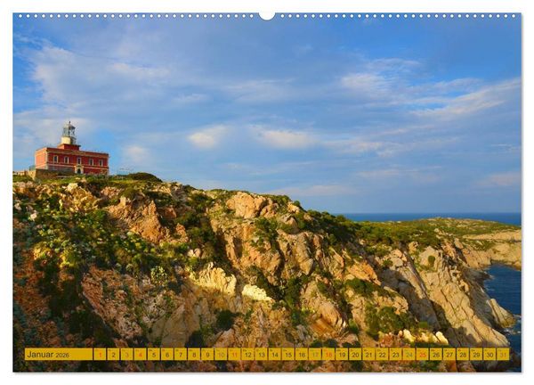 Produktbild: Sardiniens magische K&uuml;sten (hochwertiger Premium Wandkalender 2026 DIN A2 quer), Kunstdruck in Hochglanz