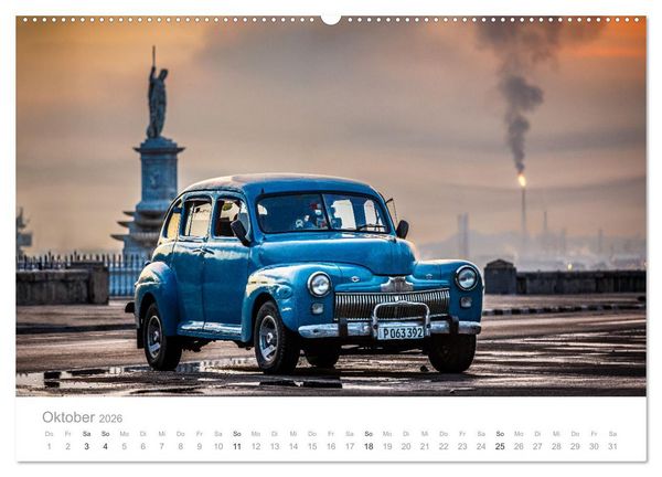 Produktbild: Cuba - Unter der Sonne der Karibik (Wandkalender 2026 DIN A2 quer), CALVENDO Monatskalender