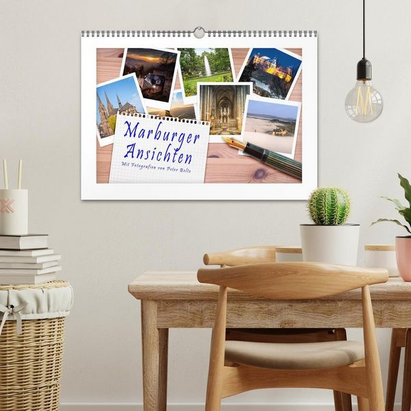 Produktbild: Marburger Ansichten (Wandkalender 2026 DIN A3 quer), CALVENDO Monatskalender