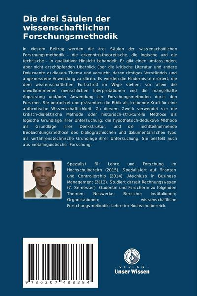 Produktbild: Die drei S&auml;ulen der wissenschaftlichen Forschungsmethodik