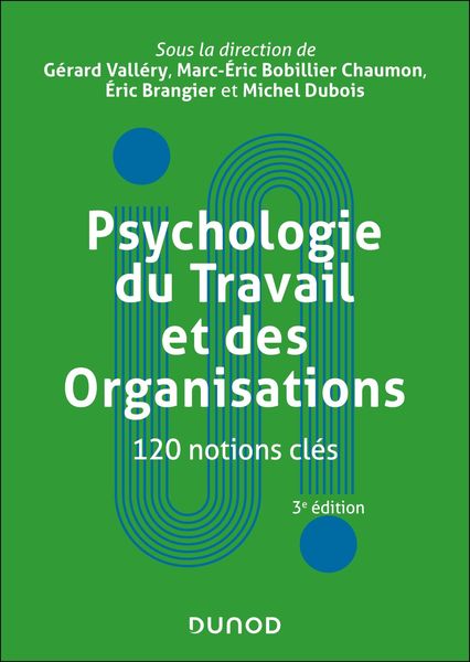 Produktbild: Psychologie du Travail et des Organisations : 120 notions cl&eacute;s - 3e &eacute;d.