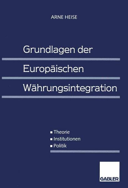 Produktbild: Grundlagen der Europ&auml;ischen W&auml;hrungsintegration