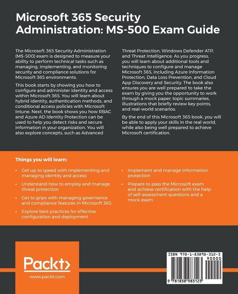 Produktbild: Microsoft 365 Security Administration
