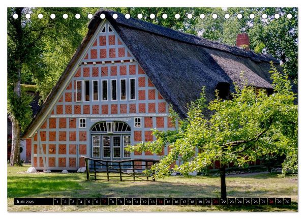 Produktbild: Worpswede - K&uuml;nstlerdorf unter weitem Himmel (Tischkalender 2026 DIN A5 quer), CALVENDO Monatskalender