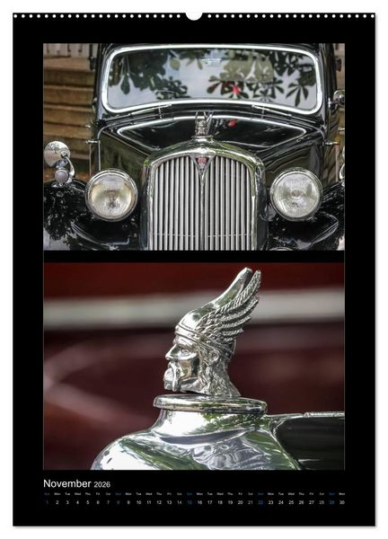 Produktbild: The World of Classic Cars (High Quality Premium Wall Calendar 2026 DIN A2 portrait),CALVENDO 12 Month Wall Calendar