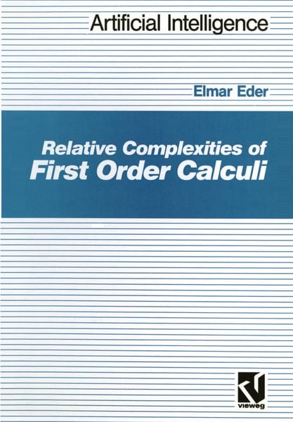 Produktbild: Relative Complexities of First Order Calculi