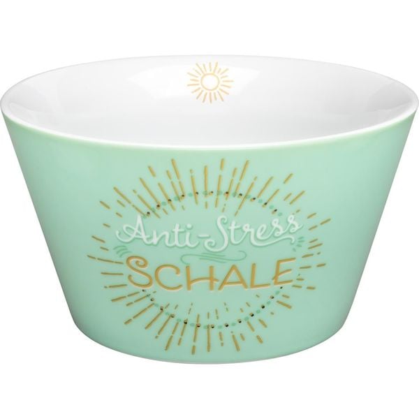 Produktbild: GRUSS & CO 47001 Schale Anti-Stress, Porzellan, 60 cl, Golddruck