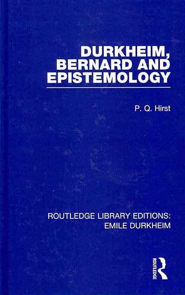 Produktbild: Durkheim, Bernard and Epistemology