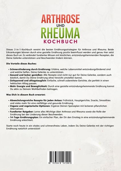 Produktbild: Arthrose und Rheuma Kochbuch