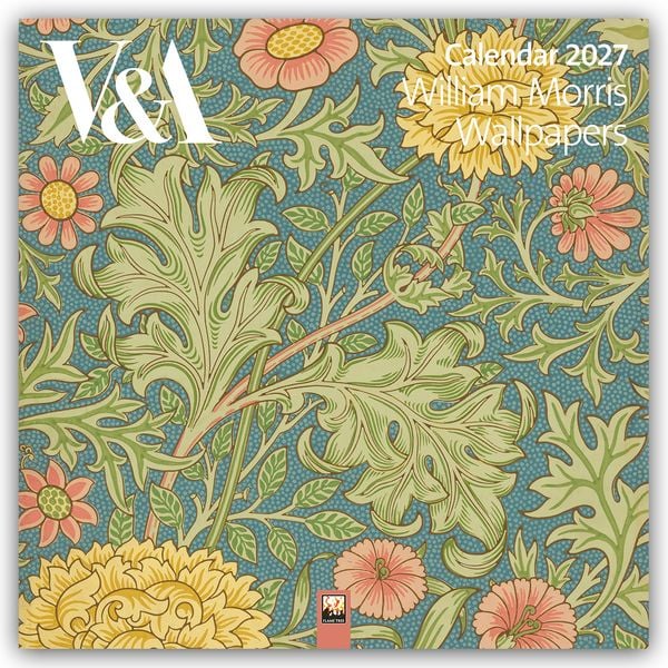 Produktbild: William Morris Wallpapers &ndash; Tapetendesign 2027 &ndash; Original Flame Tree Publishing-Kalender [Kalender]