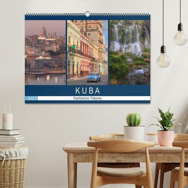 Produktbild: Kuba, karibische Tr&auml;ume (Wandkalender 2027 DIN A2 quer), CALVENDO Monatskalender