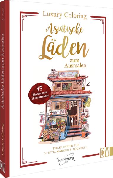Produktbild: Luxury Coloring: Asiatische L&auml;den zum Ausmalen