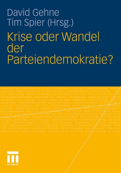 Produktbild: Krise oder Wandel der Parteiendemokratie?