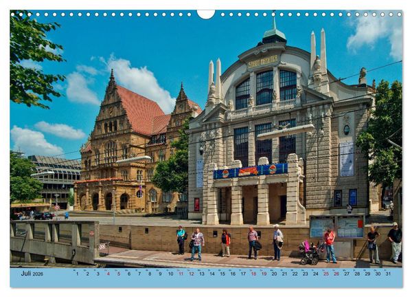 Produktbild: Bielefeld - Die freundliche Stadt am Teutoburger Wald (Wandkalender 2026 DIN A3 quer), CALVENDO Monatskalender