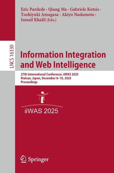 Produktbild: Information Integration and Web Intelligence