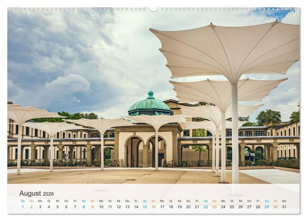 Produktbild: Bad Kissingen - Welterbe-Kurstadt (hochwertiger Premium Wandkalender 2026 DIN A2 quer), Kunstdruck in Hochglanz