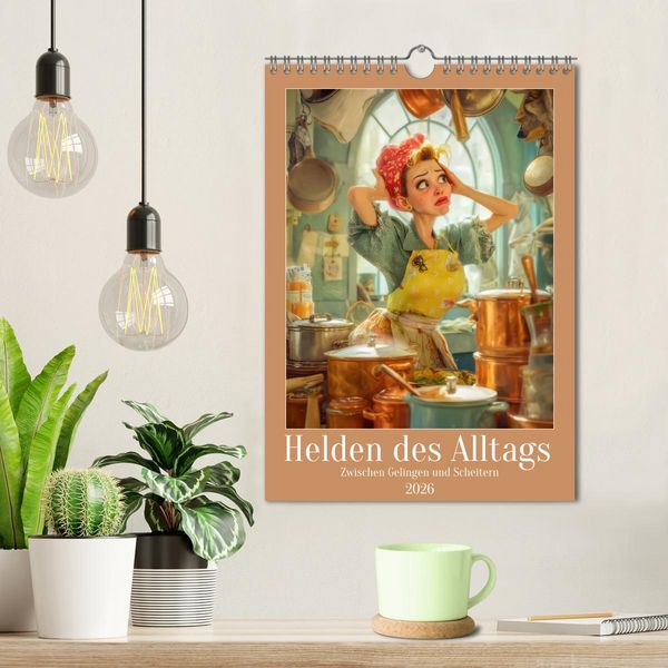 Produktbild: Helden des Alltags - Zwischen Gelingen und Scheitern (Wandkalender 2026 DIN A4 hoch), CALVENDO Monatskalender