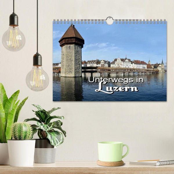 Produktbild: Unterwegs in Luzern (Wandkalender 2026 DIN A4 quer), CALVENDO Monatskalender