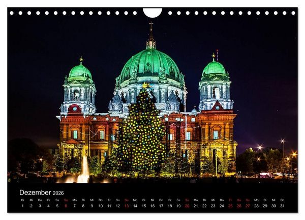Produktbild: Colours of Berlin (Wandkalender 2026 DIN A4 quer), CALVENDO Monatskalender