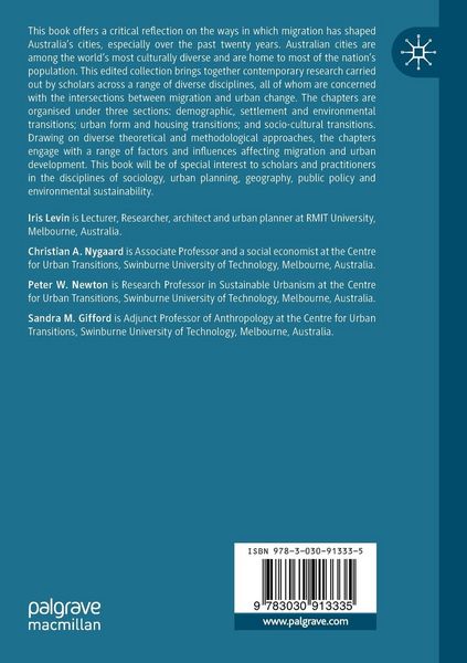 Produktbild: Migration and Urban Transitions in Australia