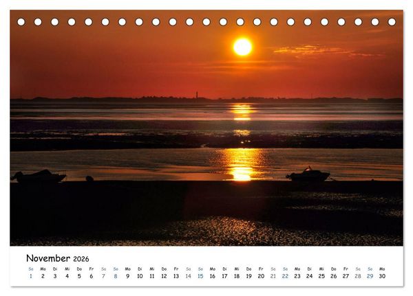 Produktbild: F&ouml;hr und Halligwelt 2026 (Tischkalender 2026 DIN A5 quer), CALVENDO Monatskalender