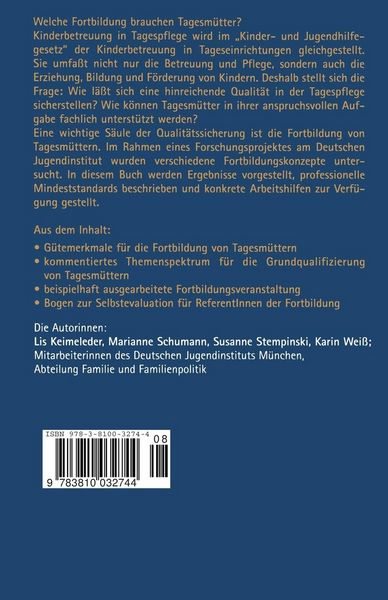 Produktbild: Fortbildung f&uuml;r Tagesm&uuml;tter