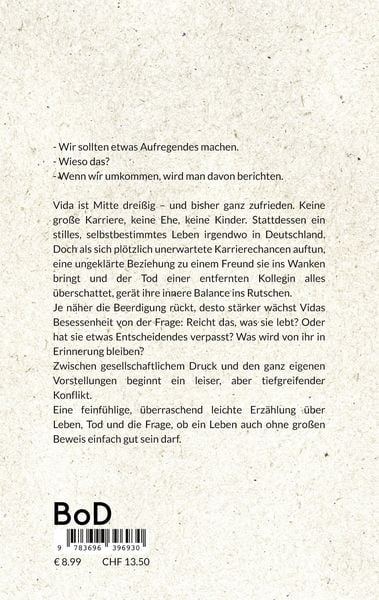 Produktbild: Vida. Eine kurze Geschichte vom Leben