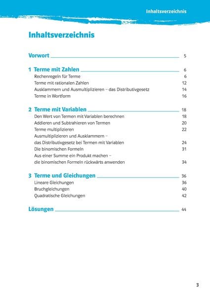 Produktbild: 10-Minuten-Training Mathematik Rechnen mit Termen 7./8. Klasse. Kleine Lernportionen f&uuml;r jeden Tag