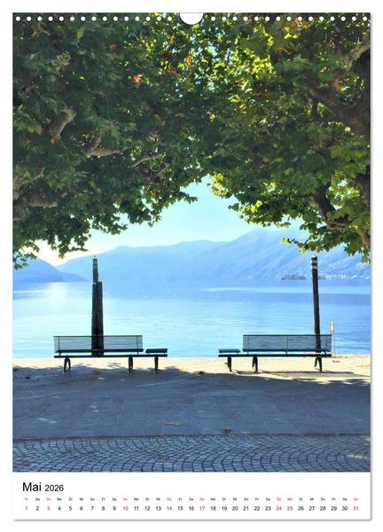 Produktbild: Traumhafter Lago Maggiore (Wandkalender 2026 DIN A3 hoch), CALVENDO Monatskalender