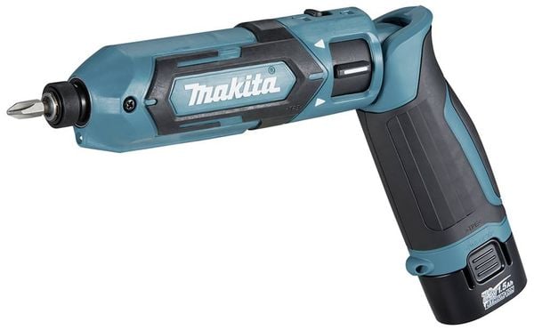 Makita TD022DSE Schlagschrauber 7.2 V 1.5 Ah Li-Ion inkl. 2. Akku, inkl. Tasche