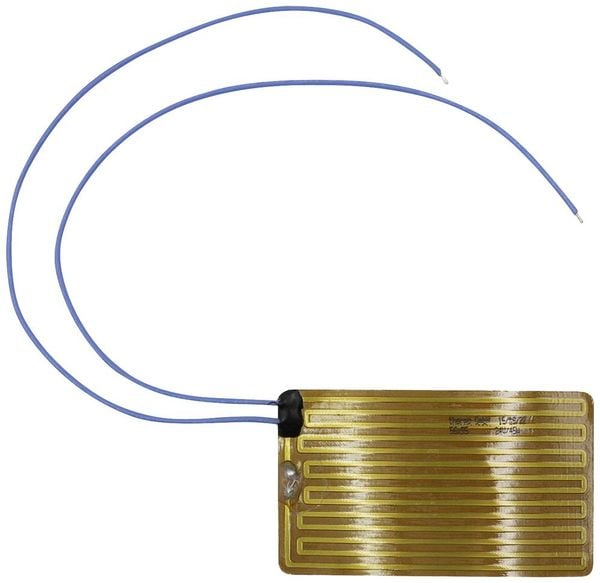 Produktbild: Thermo TECH Polyimid Heizfolie selbstklebend 24V 45W Schutzart IPX4 (L x B) 95mm x 56mm