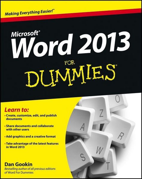 Produktbild: Word 2013 For Dummies