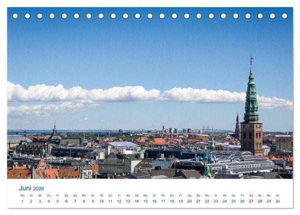 Produktbild: Sch&ouml;nes Kopenhagen (Tischkalender 2026 DIN A5 quer), CALVENDO Monatskalender