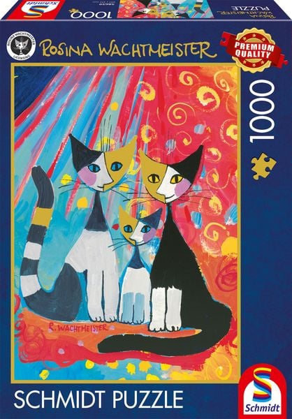 Produktbild: Gl&uuml;ckliche Katzenfamilie