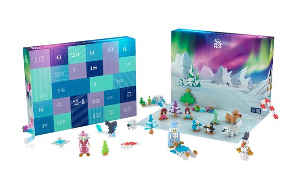 Produktbild: PLUS PLUS - Adventskalender Plus-Plus Nordlichter