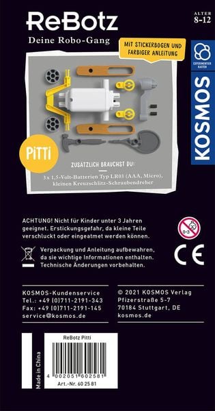 Produktbild: ReBotz Pitti der Walking-Bot