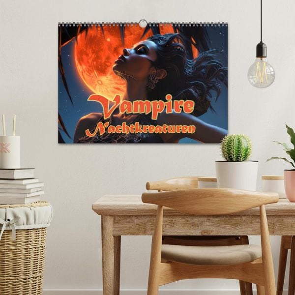 Produktbild: Vampire Nachtkreaturen (Wandkalender 2026 DIN A3 quer), CALVENDO Monatskalender
