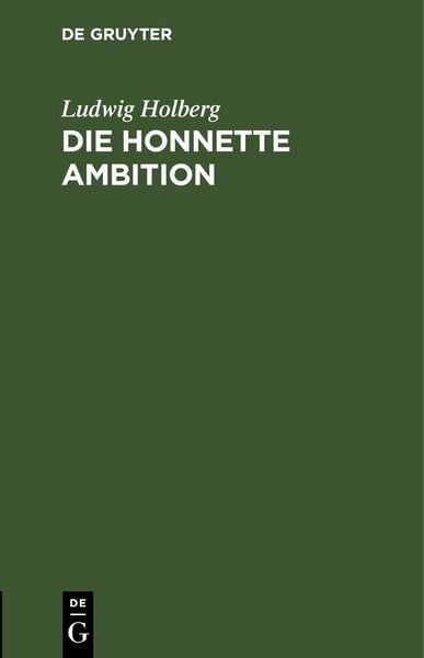 Produktbild: Die honnette Ambition