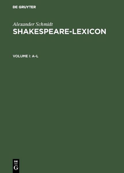 Produktbild: Shakespeare-Lexicon