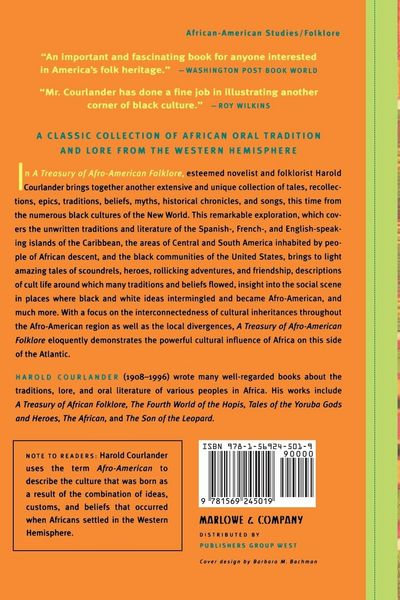 Produktbild: A Treasury of Afro-American Folklore