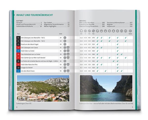 Produktbild: KOMPASS Wanderf&uuml;hrer C&ocirc;te d'Azur, Die sch&ouml;nsten K&uuml;sten- und Bergwanderungen, 50 Touren