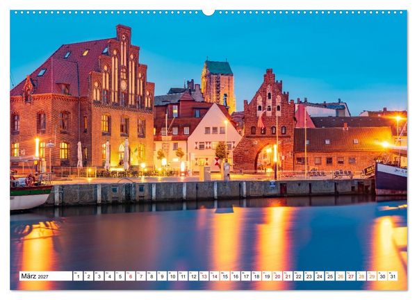Produktbild: Deutsche St&auml;dte im sch&ouml;nsten Licht (hochwertiger Premium Wandkalender 2027 DIN A2 quer), Kunstdruck in Hochglanz